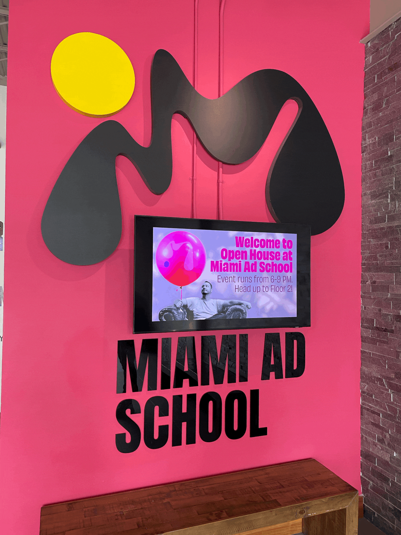 Logo of Miami Ad School featuring a modern design, symbolizing creativity and innovation in advertising education.